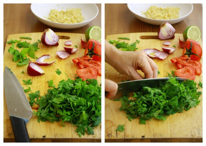 Tabbouleh and guacamole1