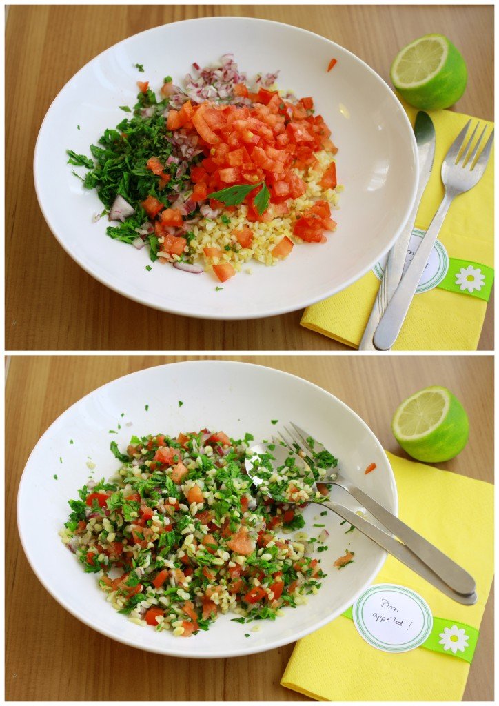 Tabbouleh and guacamole2